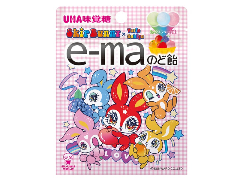 UHA Mikakuto e-ma Throat Candy Skip Bunny 23g