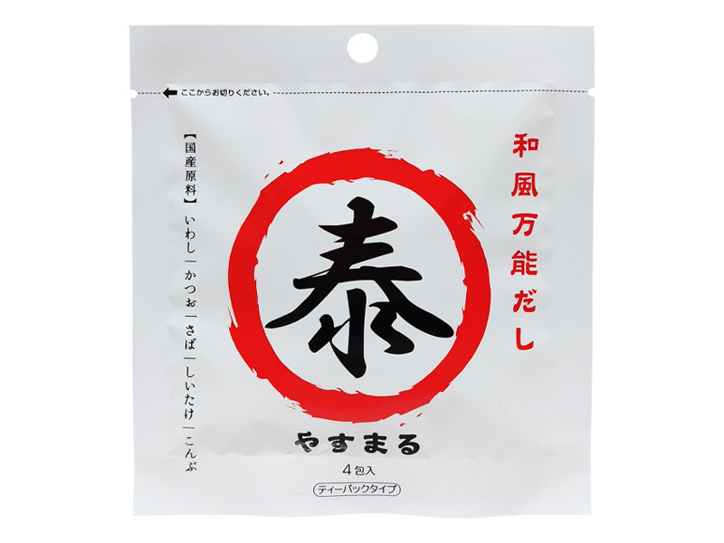 Willbe Yasu Maru Dashi Japanese All-Purpose Stock 4 Packs Red 17.6g