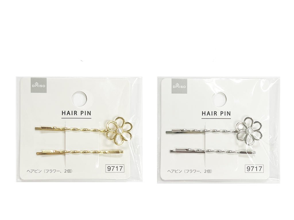 Hair Pins (Flower, 2 Pieces)