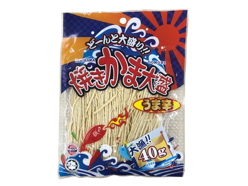 Yaokin Grilled Kamaboko Spicy Flavor 40g