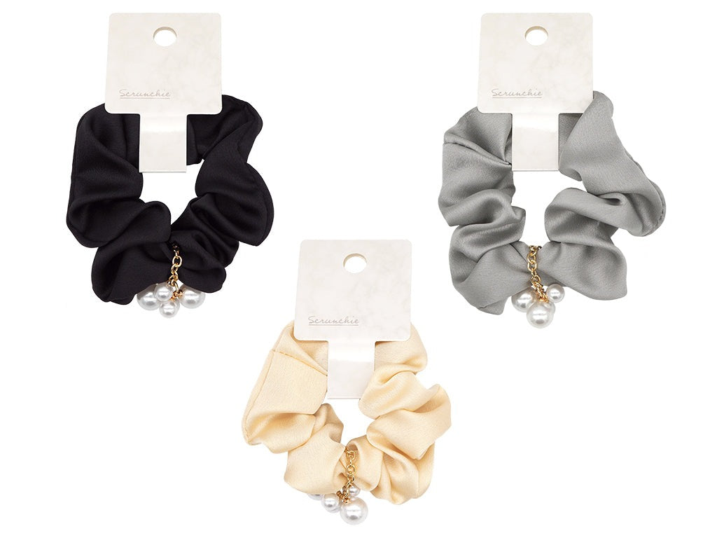 Chouchou (Soft Satin, Fake Pearl, Basic Colors)