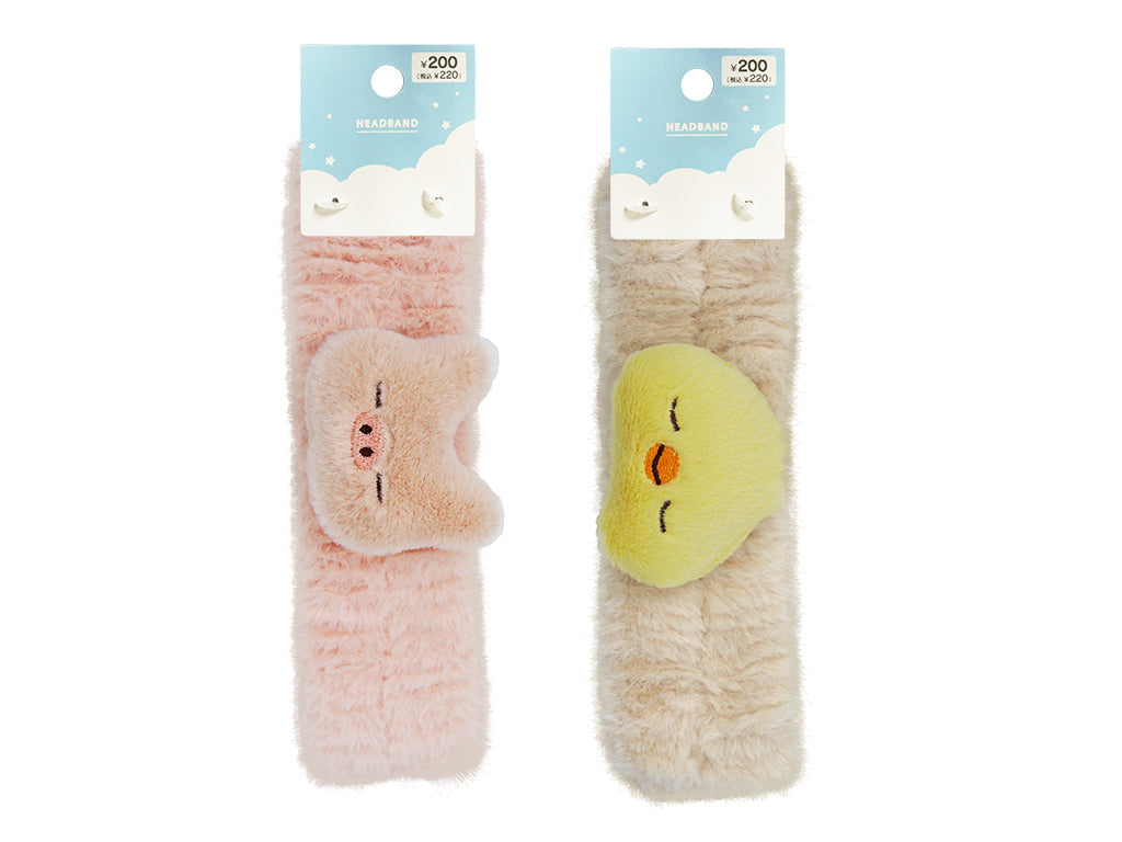 Fluffy Hair Band (Sleepy Animal)