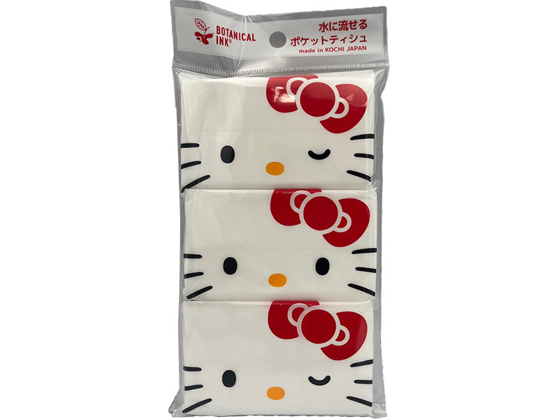 Hello Kitty Pocket Tissue 3P
