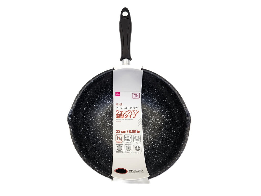 Gas Marble Coated Wok Pan
