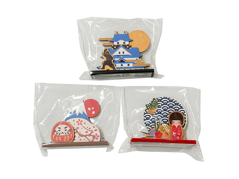 Wooden Ornament (Daruma, Ninja, Kokeshi)