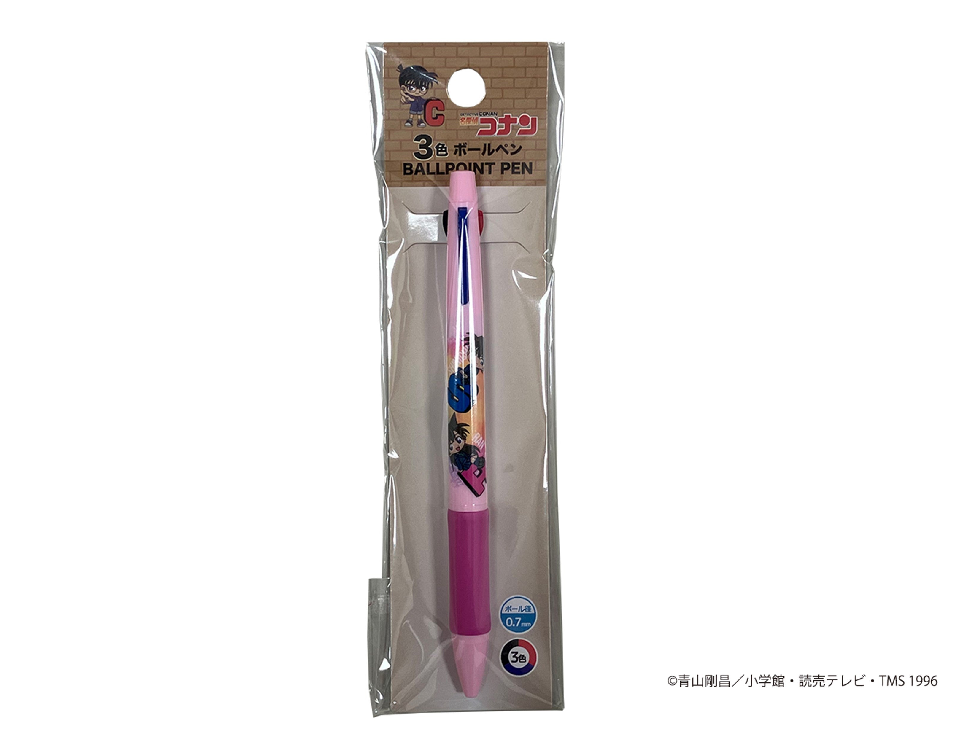 Detective Conan Three-Color Ballpoint Pen - Shinichi & Ran