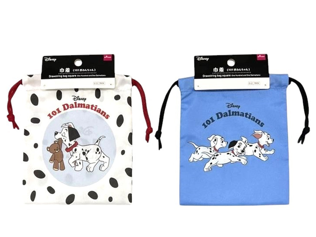 Drawstring Bag, Square (101 Dalmatians)