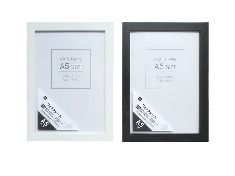 Photo Frame (A5, White/Black)