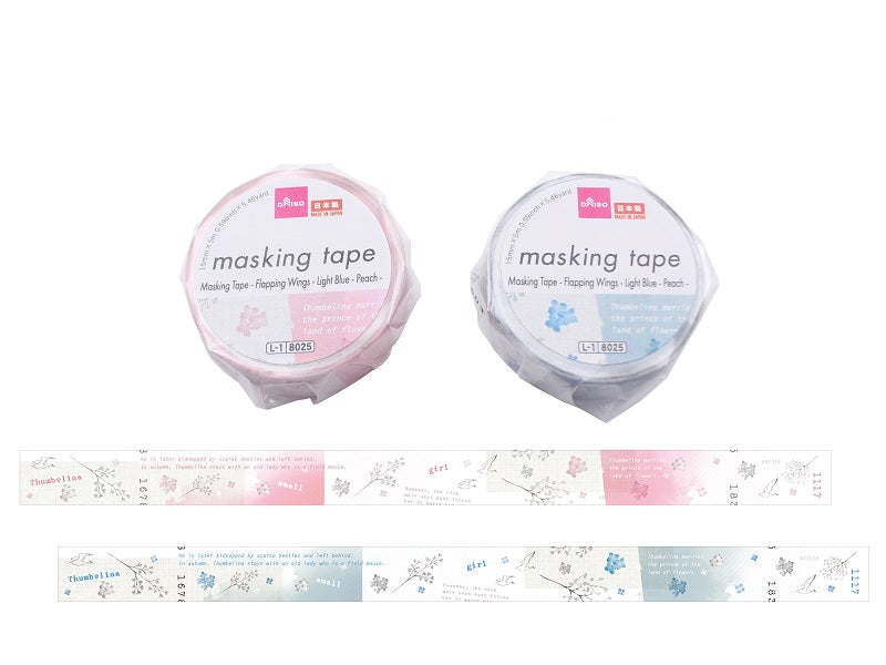 Masking Tape (Fluttering, Water, Peach)
