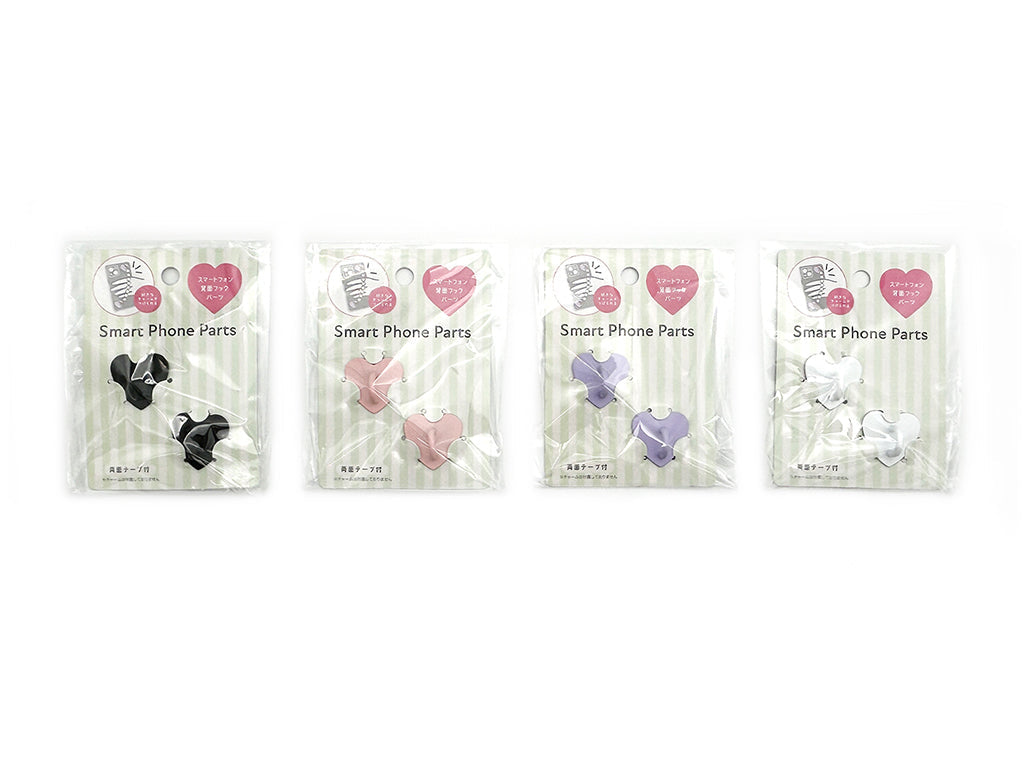 Back Hook Parts Color Heart 2P