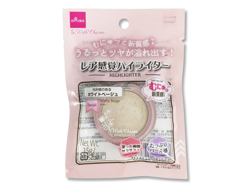 &. With Charm Rare Sensation Highlighter White Beige