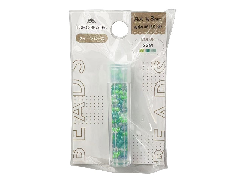 TOHO Beads (Round Large, Mix Green)