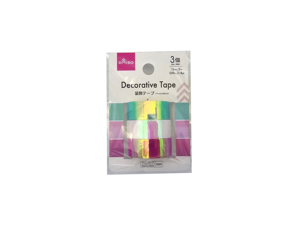 Decorative Tape (Hologram, 3 pieces)