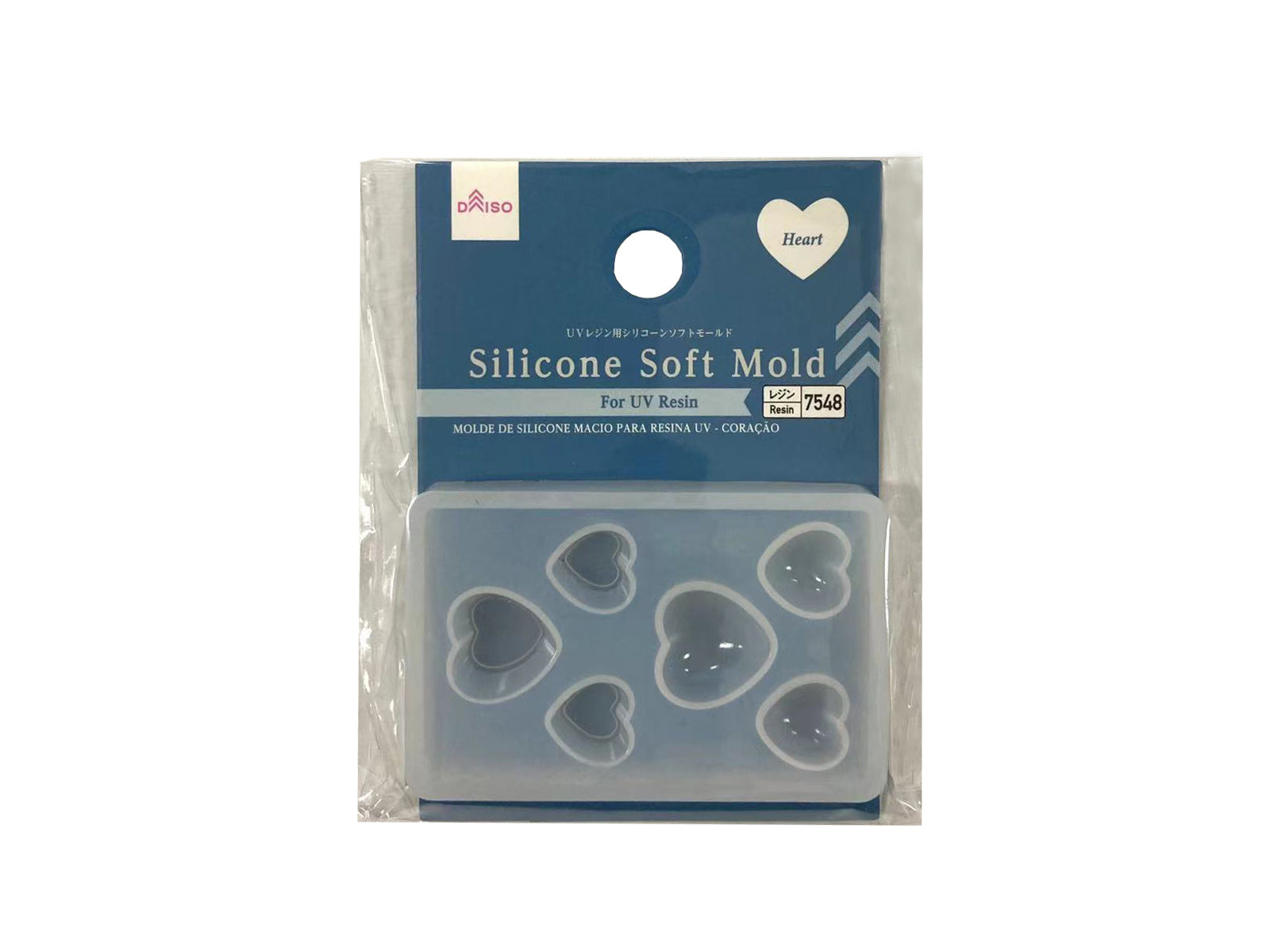 UV Resin Silicone Soft Mold (Heart)