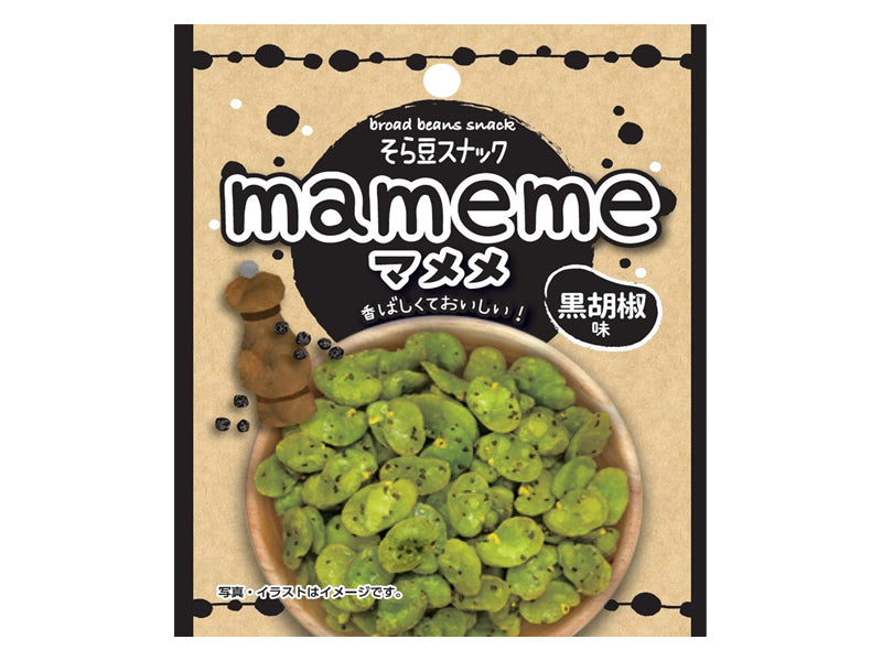 Mitsutoya Sora Bean Snack Mame Mame Black Pepper Flavor 25g