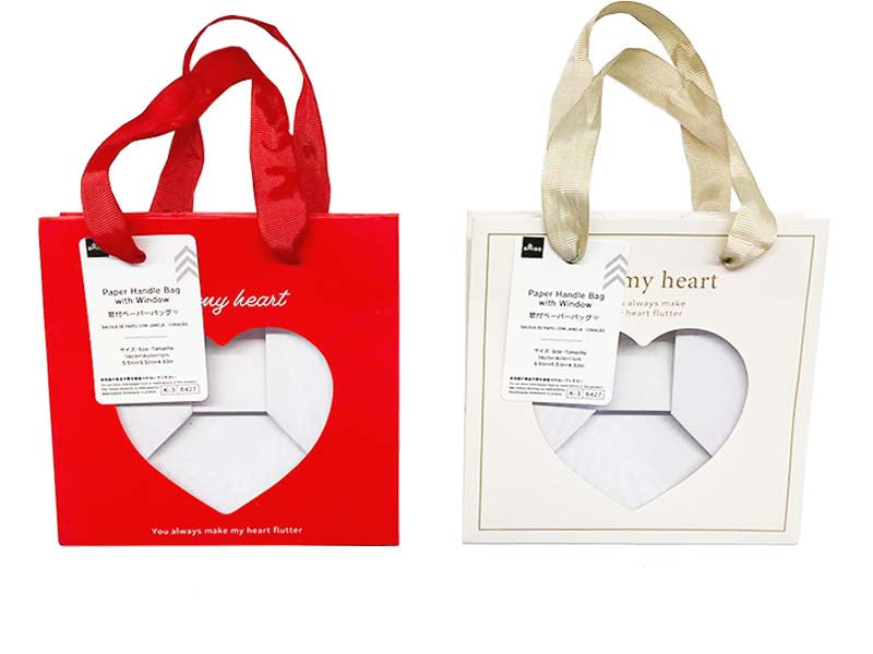 Window Paper Bag (Heart)