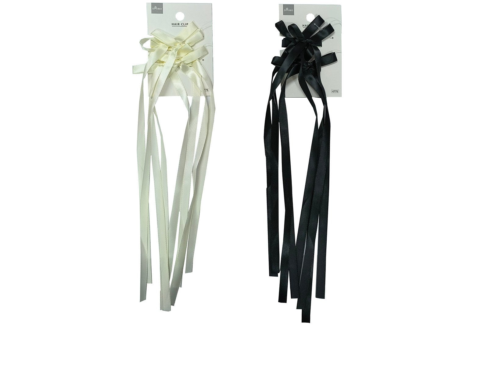 Satin Double Ribbon Clip (2 Pieces)