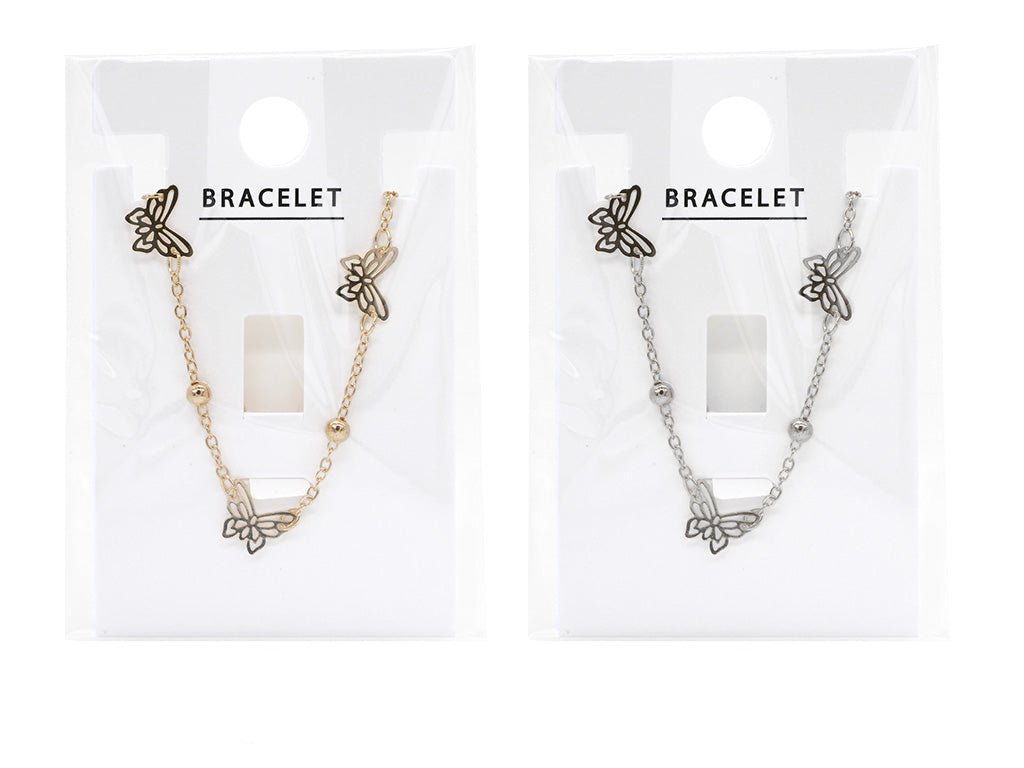 Bracelet (Chain, Cutout Butterfly)