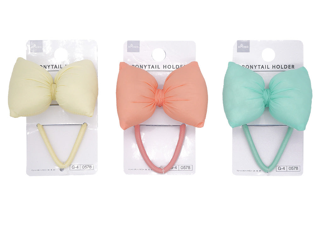 Balloon Ribbon Hair Pony (Yellow, Orange, Green)