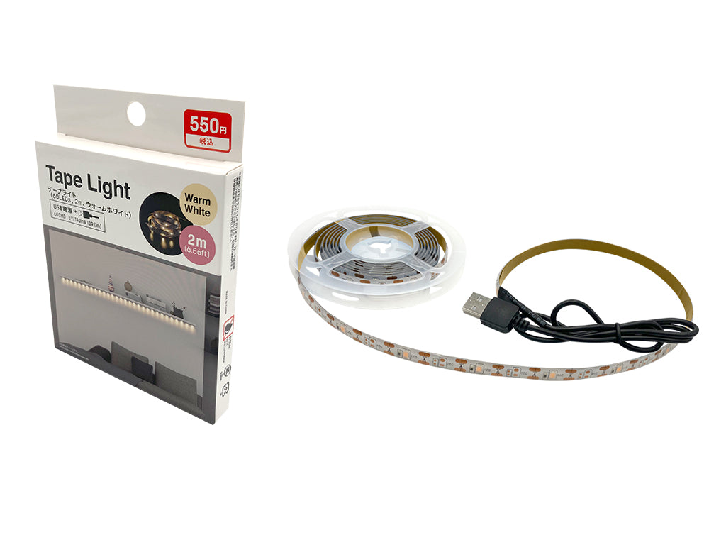 Tape Light (60 LEDs, Warm White)