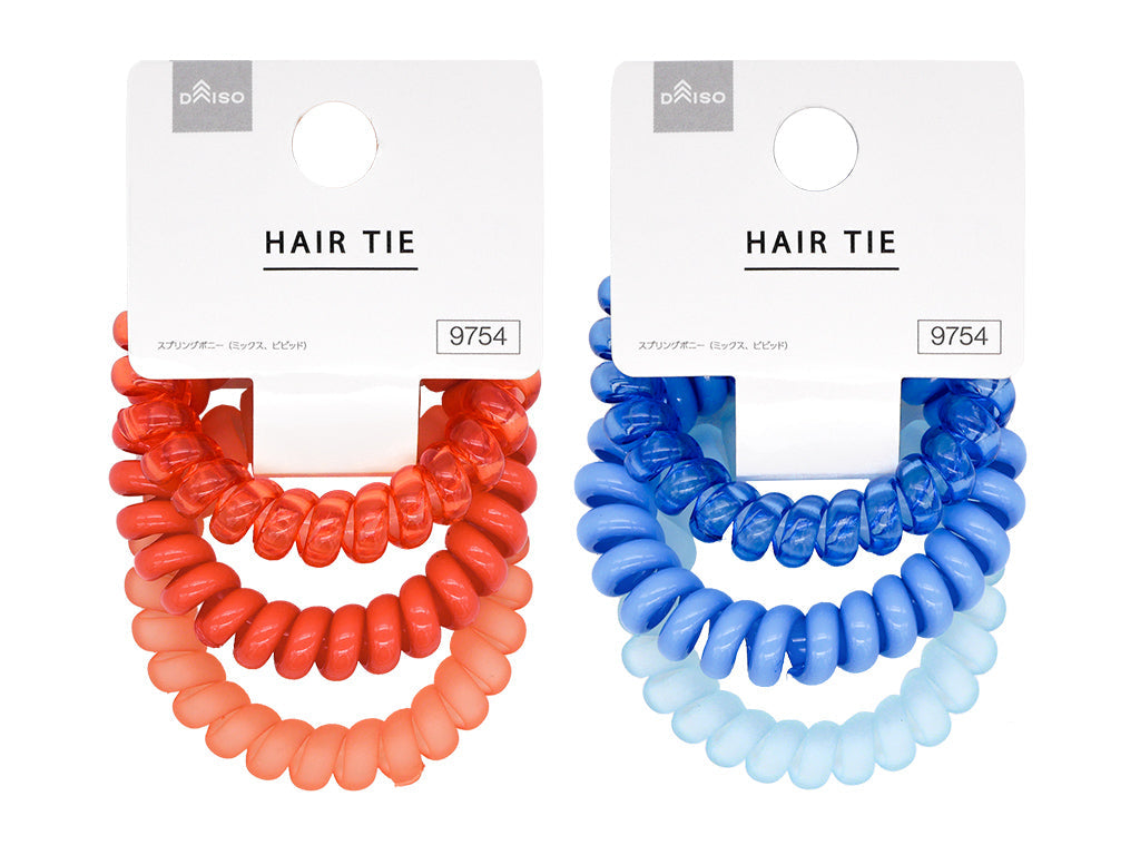 Spring Ponytail Holders (Mix, Vivid)