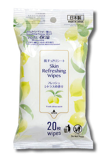 Skin Refreshing Sheets (Fresh Citrus Scent, 20 Sheets)