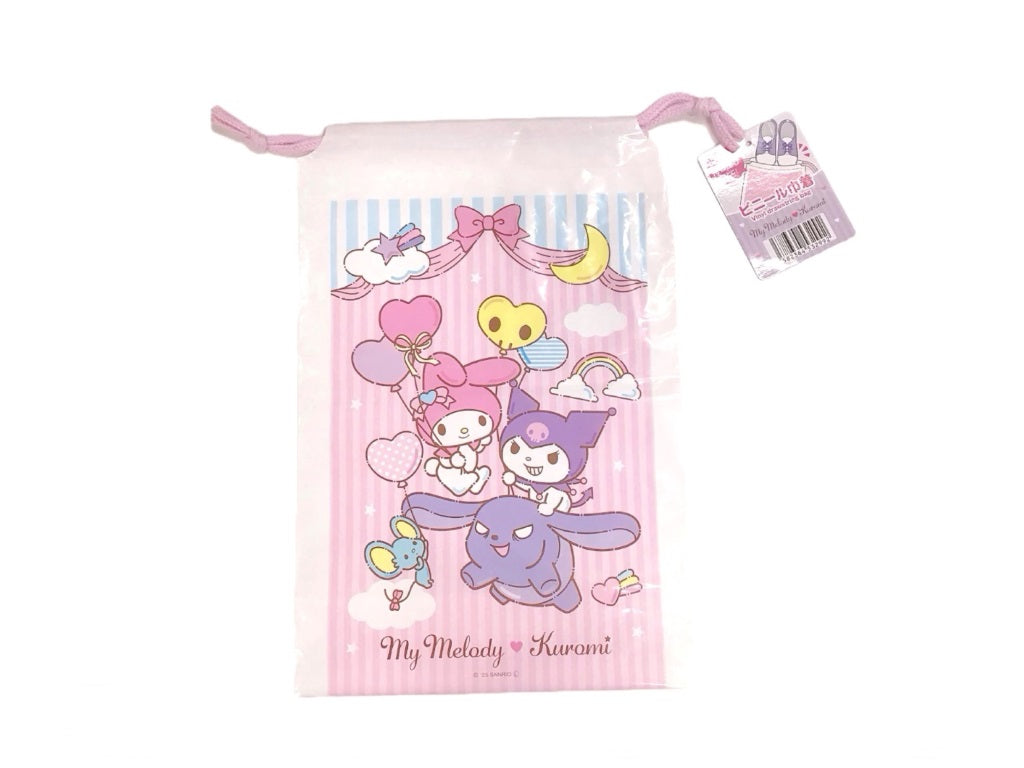 Vinyl Drawstring Pouch - My Melody Balloon