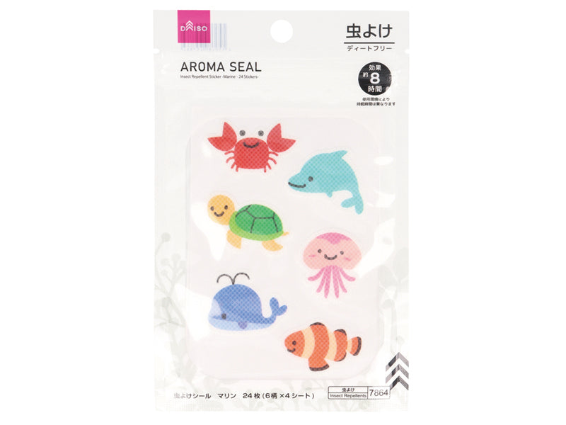 Insect Repellent Stickers (Marine, 24 pieces)