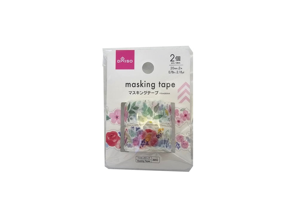 Masking Tape (Die-Cut, Floral, 2 pcs)
