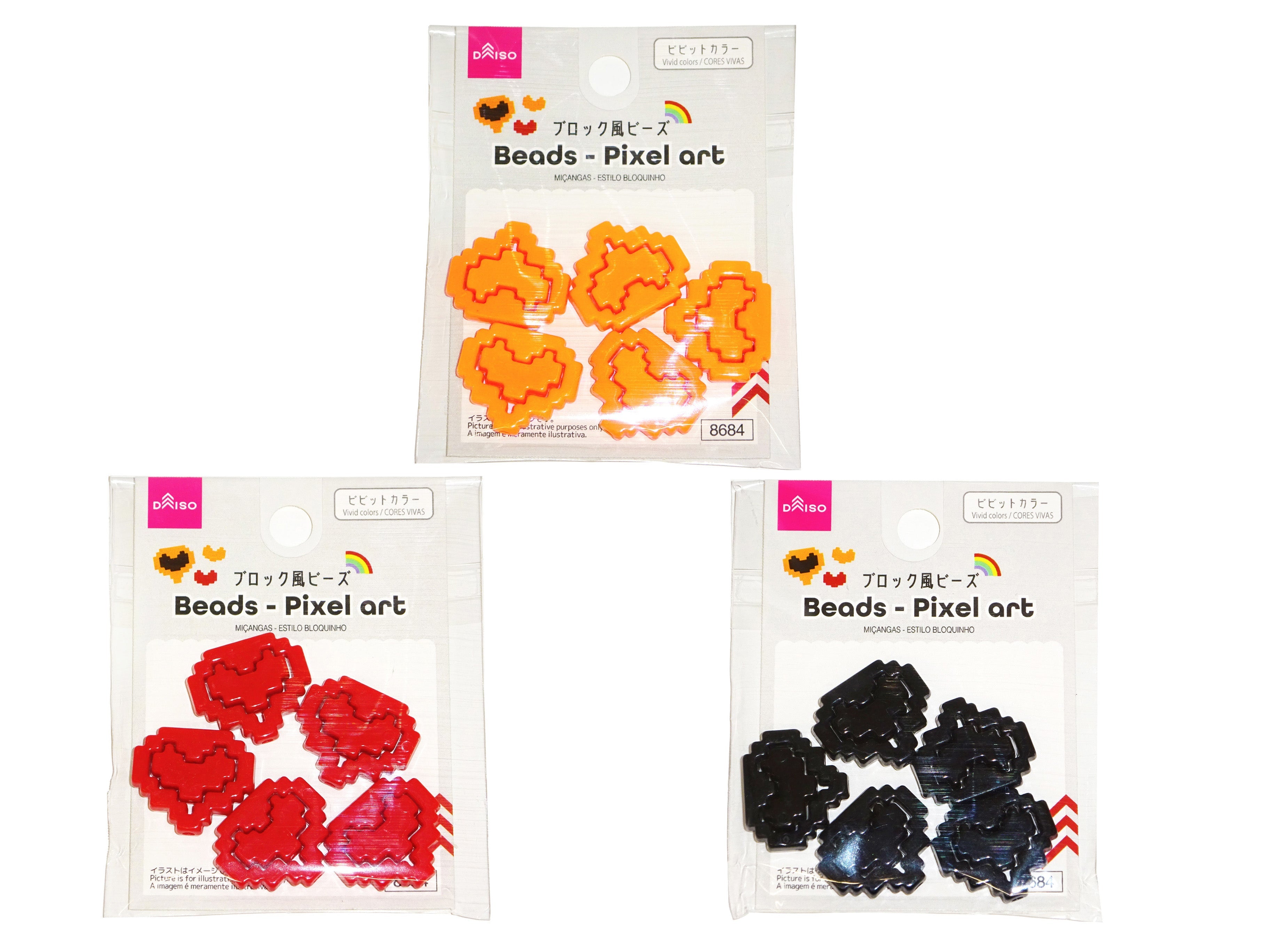 Beads (Block Style, Vivid Colors)