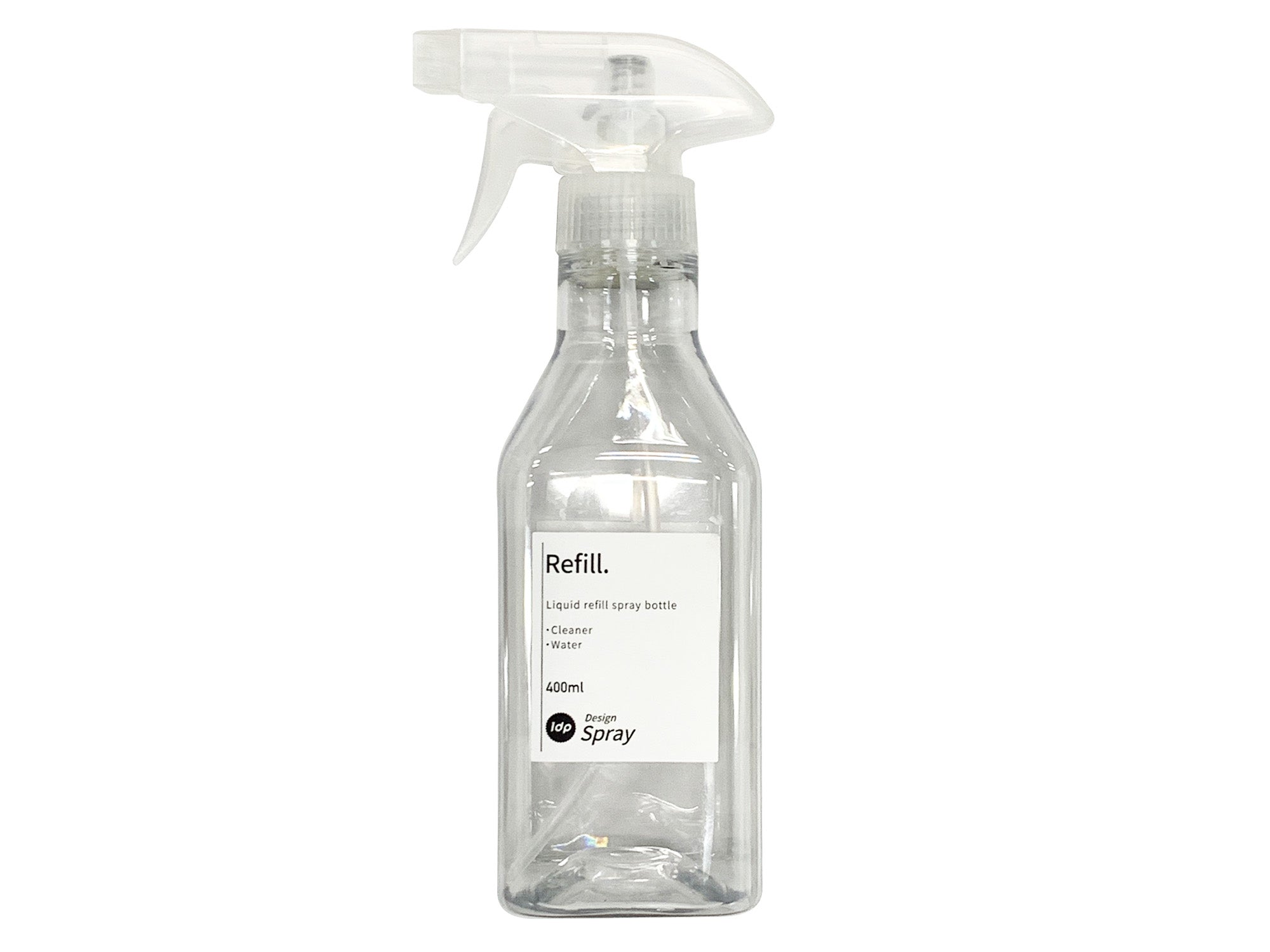 1dp Spray Bottle - Clear Square
