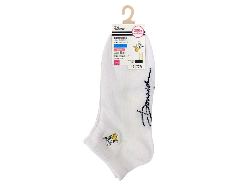 Short Socks, White (Donald Duck)