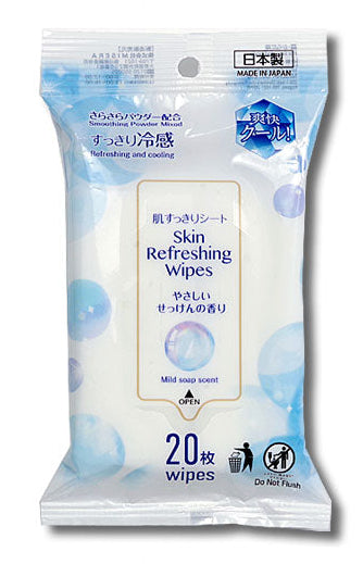 Refreshing Skin Sheets (Gentle Soap Scent, 20 Sheets)