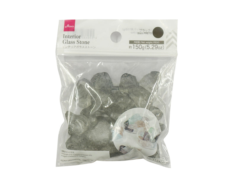 Interior Glass Stone (Black)