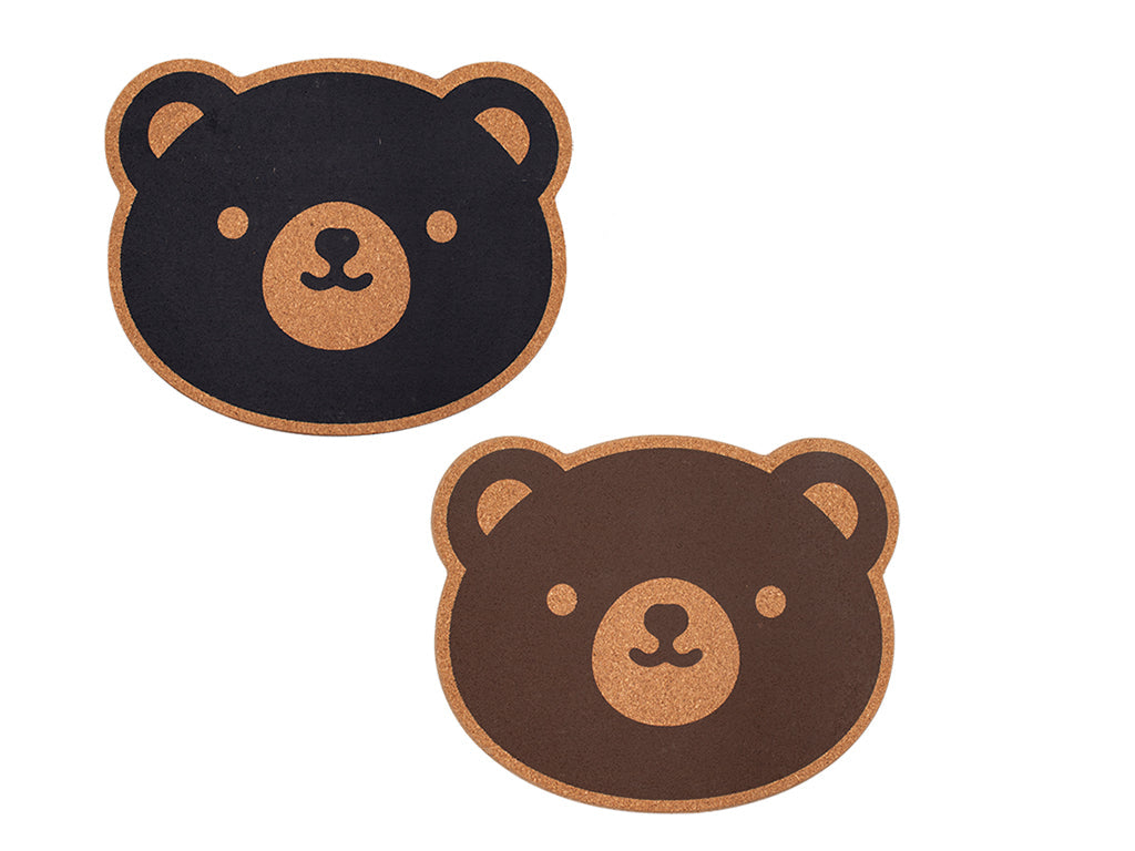 Cork Pot Holder (Die-Cut, Bear)