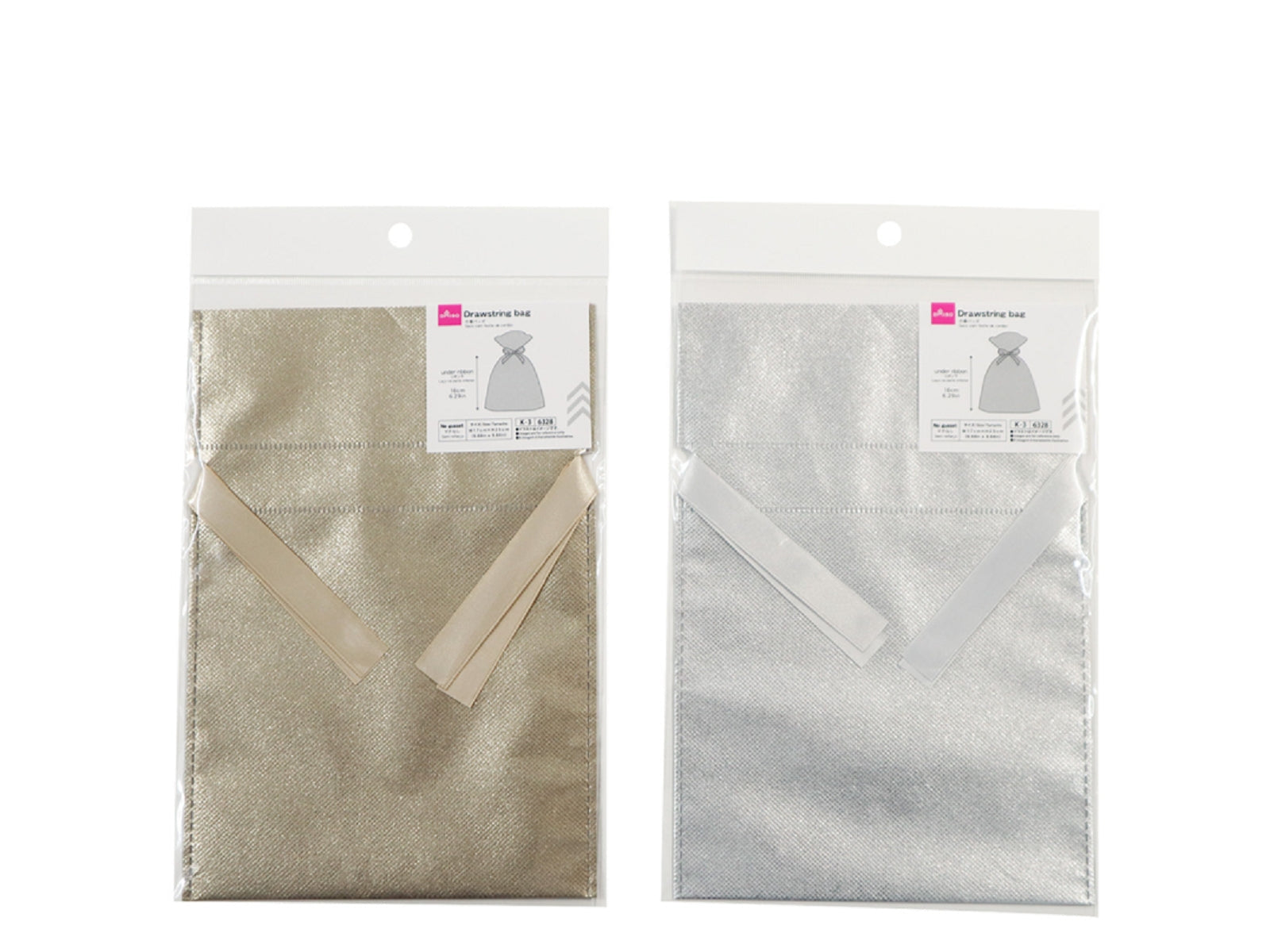 Drawstring Bag (Gold & Silver Color)
