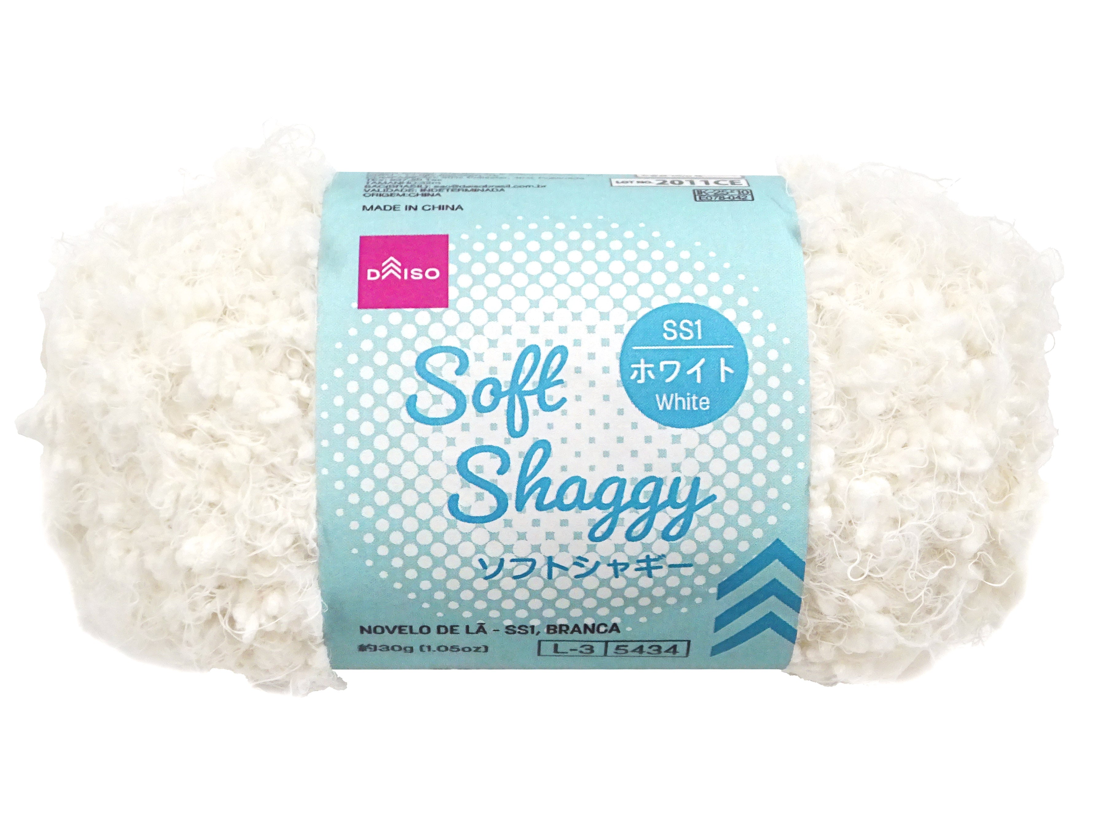 Yarn (Soft Shaggy, SS1, White)