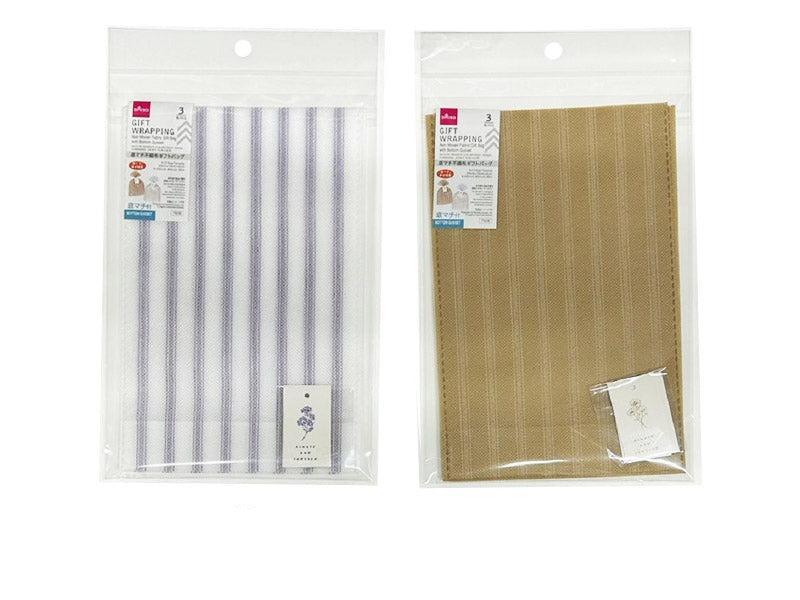 Bottom Gusset Non-Woven Gift Bag (Lace, 3 Pieces)
