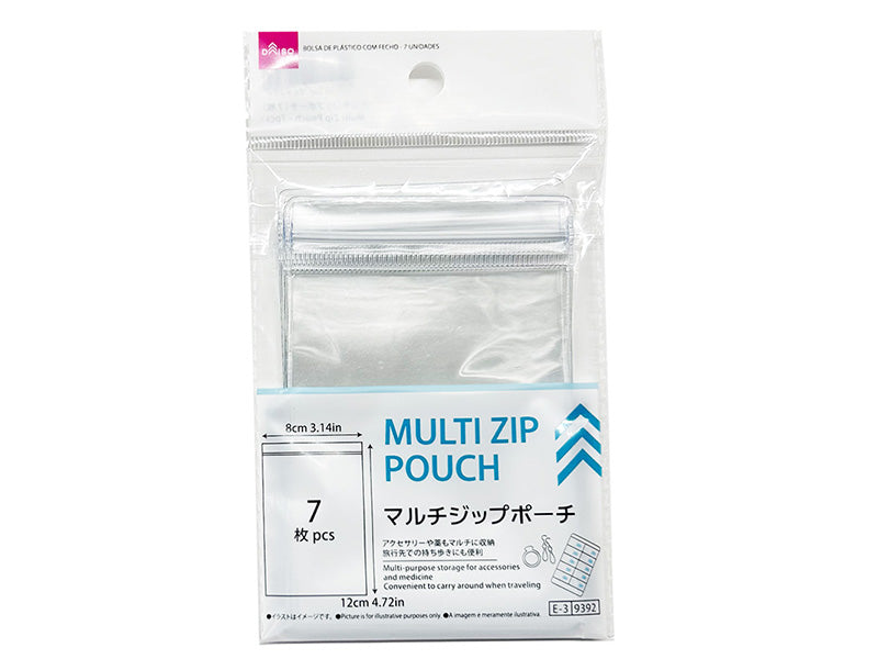 Multi-Zip Pouch (7 Pieces)