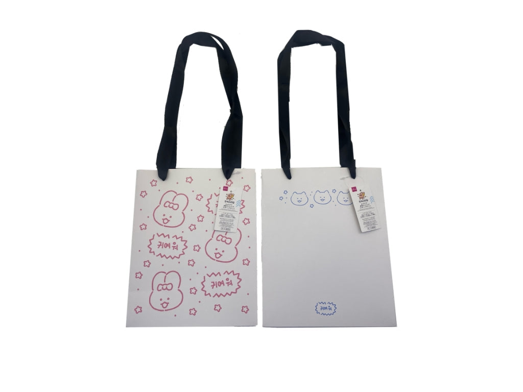 Vertical Gift Bag (Korean Style Character, Pattern Design)