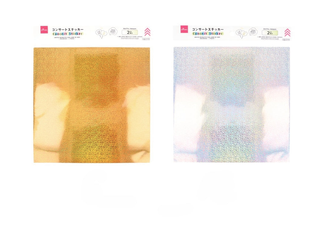 Concert Stickers (Hologram, 2 pieces, Gold & Silver)