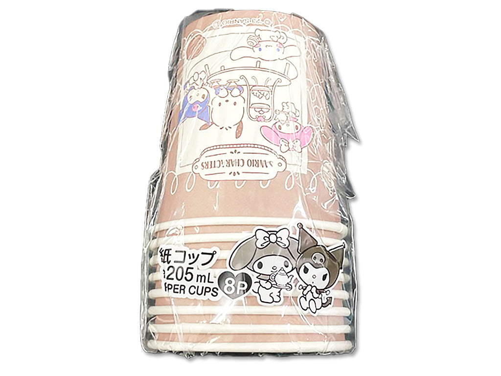Paper Cups with Sanrio Characters (8 Pieces)