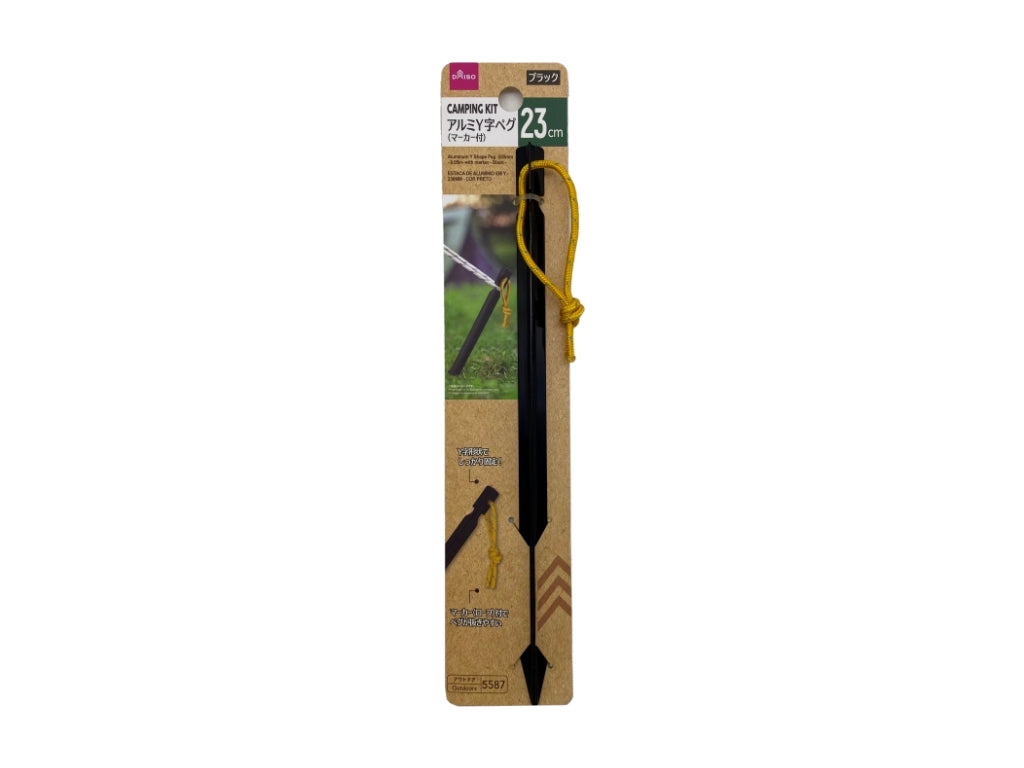 Aluminum Y-Peg (with Marker, Black)