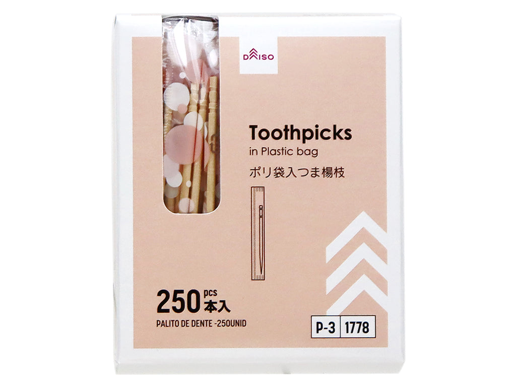 Toothpicks (Plastic Bag, 250 pcs)