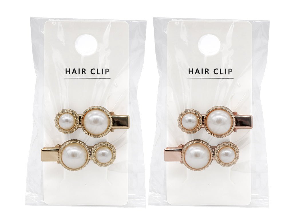 Hair Clip Set (Fake Pearl)