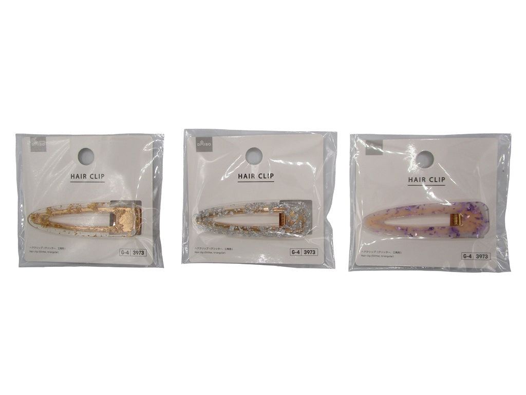 Glitter Hair Clip (Triangle)