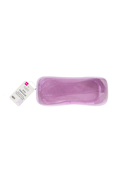 Vinyl Pen Case (CIS, Lavender Haze, with Gusset)