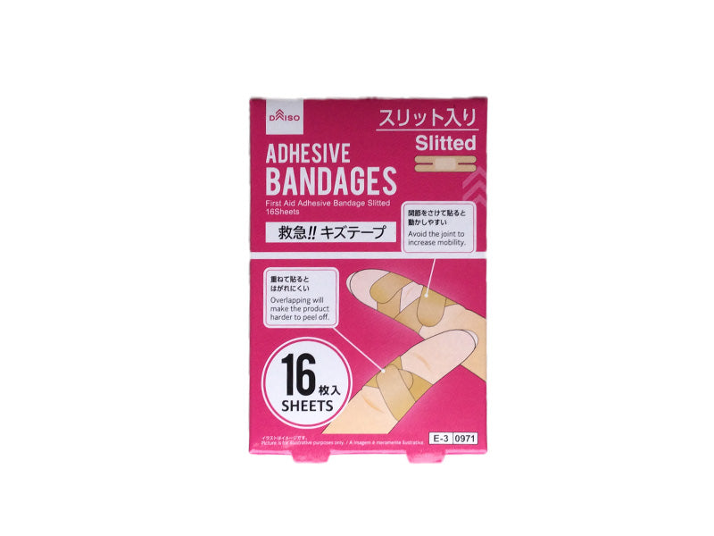 Emergency Bandage Tape with Slit (16 Pieces)