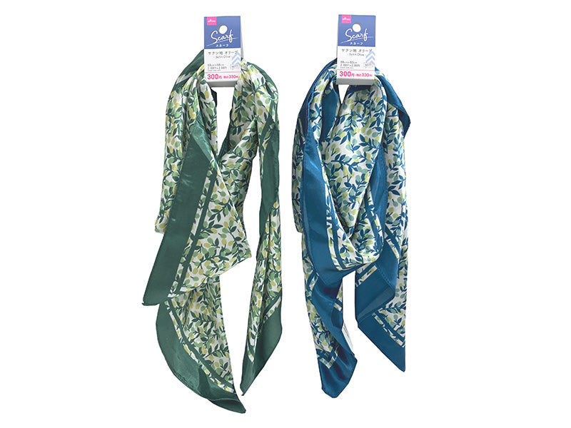 Scarf (Satin, Olive)