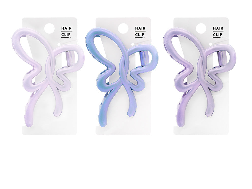 Matte & Shiny Butterfly Line Hair Clip